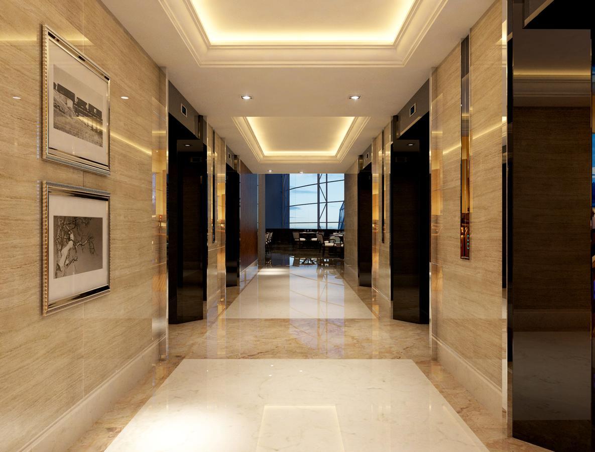 Hatten Place Melaka Exterior foto 3D rendering of a hotel lobby